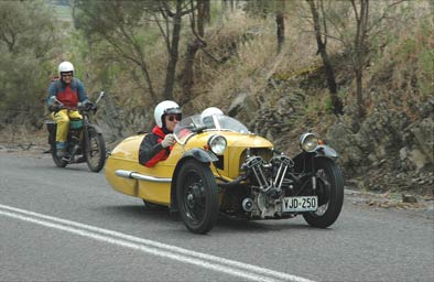 Rudge and Morgan on Mengler's Hill