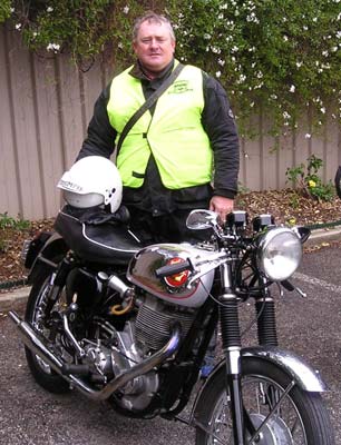 Dary with his BSA