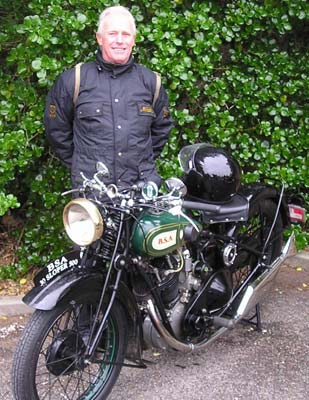 Mal with his BSA Sloper